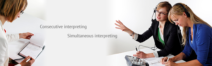 Consecutive interpreting, Simultaneous interpreting