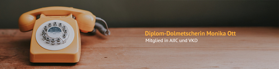 Diplom-Dolmetscherin Monika Ott, Mitglied im VKD