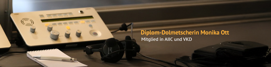 Diplom-Dolmetscherin Monika Ott, Mitglied im VKD